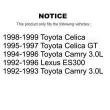 Charger l'image dans la galerie, Front Rear Ceramic Brake Pads And Parking Shoes Kit For Toyota Camry Lexus ES300