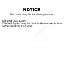 Charger l'image dans la galerie, Front Rear Ceramic Brake Pads And Parking Shoes Kit For Toyota Camry Lexus ES300