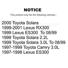 Charger l'image dans la galerie, Front Rear Ceramic Brake Pads And Parking Shoes Kit For Toyota Camry Lexus RX300