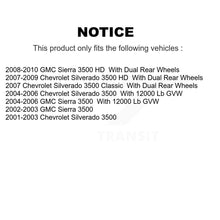 Charger l'image dans la galerie, Front Rear Ceramic Brake Pads &amp; Parking Shoe Kit For Chevrolet Silverado 3500 HD