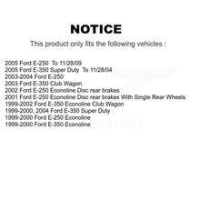Charger l'image dans la galerie, Front Rear Ceramic Brake Pads &amp; Parking Shoes Kit For Ford E-250 Econoline E-350