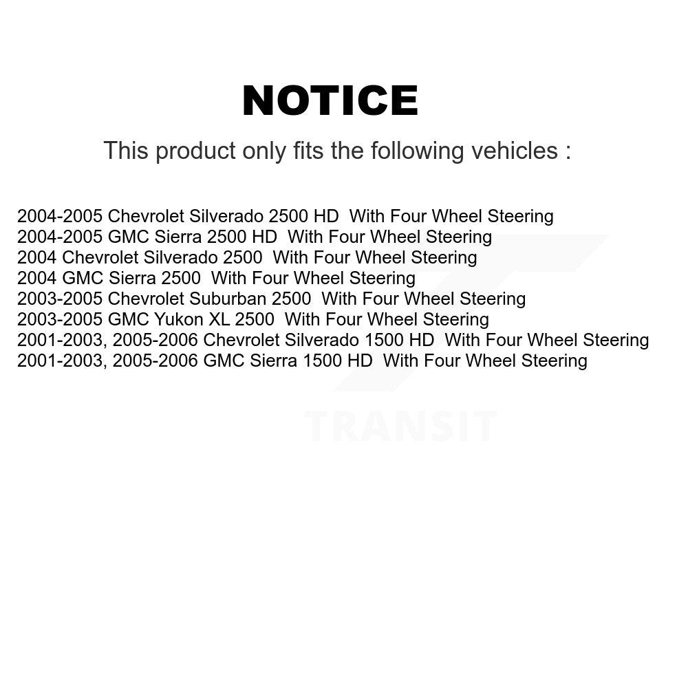 Front Rear Ceramic Brake Pads & Parking Shoe Kit For Chevrolet Silverado 2500 HD