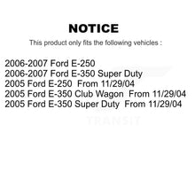Load image into Gallery viewer, Front Rear Ceramic Brake Pads &amp; Parking Shoe Kit For Ford E-350 Super Duty E-250