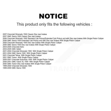 Charger l'image dans la galerie, Front Rear Ceramic Brake Pads Parking Shoes Kit For Chevrolet Silverado 1500 GMC