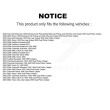 Charger l'image dans la galerie, Front Rear Ceramic Brake Pads Parking Shoes Kit For Chevrolet Silverado 1500 GMC