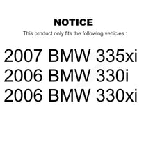 Load image into Gallery viewer, Front Rear Ceramic Brake Pads And Parking Shoes Kit For BMW 330i 330xi 335xi