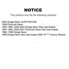 Load image into Gallery viewer, Front Rear Ceramic Brake Pads Parking Shoes Kit For Chrysler Dodge Intrepid 300M