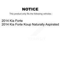 Load image into Gallery viewer, Front Rear Ceramic Brake Pads And Parking Shoes Kit For 2014-2014 Kia Forte Koup