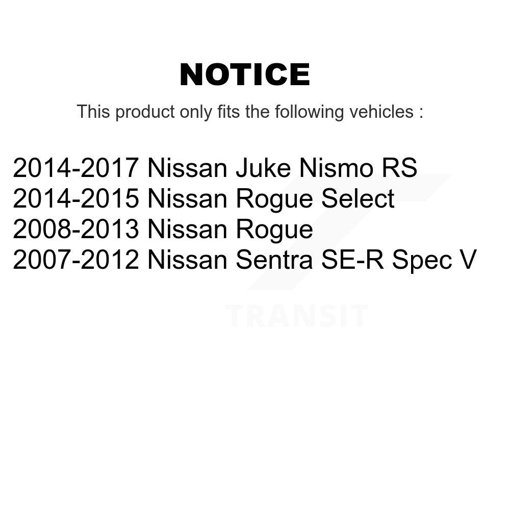 Front Rear Ceramic Brake Pads And Parking Shoes Kit For Nissan Rogue Sentra Juke