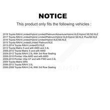 Load image into Gallery viewer, Front Rear Ceramic Brake Pads &amp; Parking Shoes Kit For Toyota RAV4 Matrix Pontiac