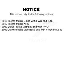 Load image into Gallery viewer, Front Rear Ceramic Brake Pads &amp; Parking Shoes Kit For Toyota Matrix Pontiac Vibe