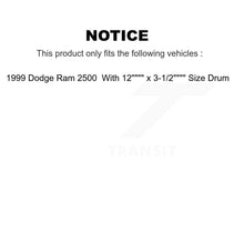 Load image into Gallery viewer, Front Rear Ceramic Brake Pads And Drum Shoes Kit For Dodge Ram 2500