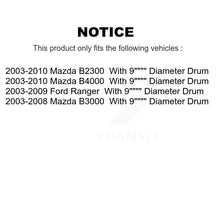 Load image into Gallery viewer, Front Rear Ceramic Brake Pads &amp; Drum Shoes Kit For Ford Ranger Mazda B2300 B3000