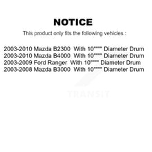 Charger l'image dans la galerie, Front Rear Ceramic Brake Pads &amp; Drum Shoes Kit For Ford Ranger Mazda B2300 B3000