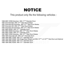 Load image into Gallery viewer, Front Rear Ceramic Brake Pads &amp; Drum Shoes Kit For Chevrolet GMC C20 K2500 C2500