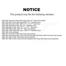 Load image into Gallery viewer, Front Rear Ceramic Brake Pads Drum Shoes Kit For Chevrolet C1500 K1500 GMC Tahoe