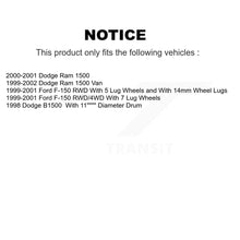 Load image into Gallery viewer, Front Rear Ceramic Brake Pads &amp; Drum Shoes Kit For Ford F-150 Dodge Ram 1500 Van