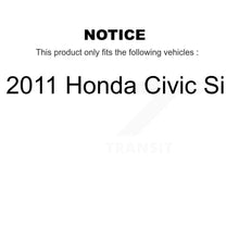 Charger l'image dans la galerie, Front Rear Ceramic Brake Pads And Drum Shoes Kit For 2011 Honda Civic Si