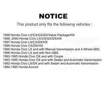 Charger l'image dans la galerie, Front Rear Ceramic Brake Pads And Drum Shoes Kit For Honda Civic Accord