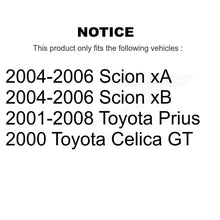 Charger l'image dans la galerie, Front Rear Ceramic Brake Pads Drum Shoes Kit For Toyota Prius Scion xB xA Celica