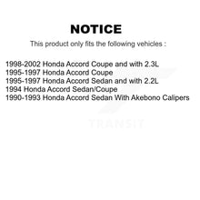 Charger l'image dans la galerie, Front Rear Ceramic Brake Pads And Drum Shoes Kit For Honda Accord