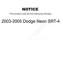 Load image into Gallery viewer, Front Rear Ceramic Brake Pads And Drum Shoes Kit For 2003-2005 Dodge Neon SRT-4