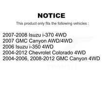 Load image into Gallery viewer, Front CV Axle Shaft Kit For Chevrolet Colorado GMC Canyon Isuzu i-350 i-370