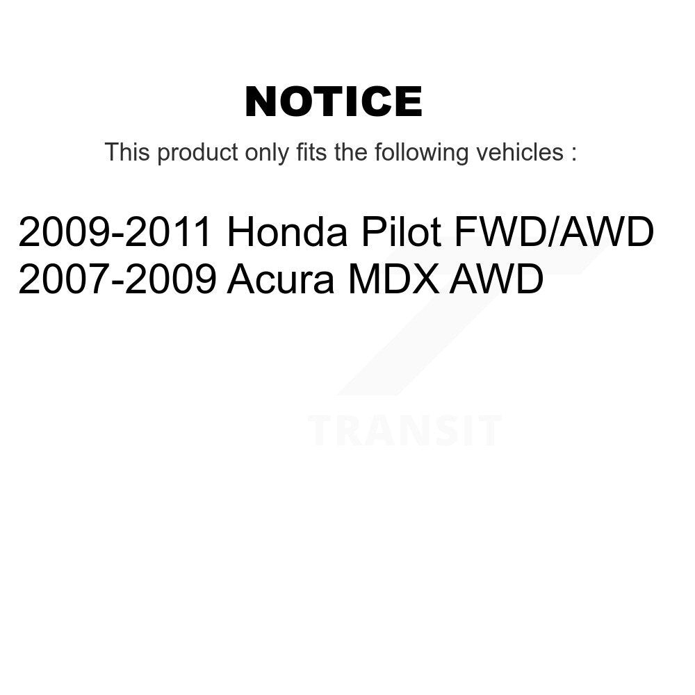 Front CV Axle Drive Shaft Complete Assembly Kit For Acura MDX Honda Pilot