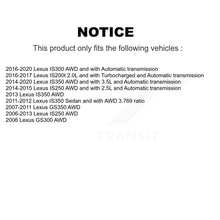 Load image into Gallery viewer, Front CV Axle Drive Shaft Kit For Lexus IS250 IS300 IS350 GS350 GS300 IS200t