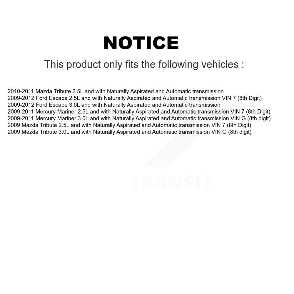 Front CV Axle Drive Shaft Kit For Ford Escape Mazda Tribute Mercury Mariner