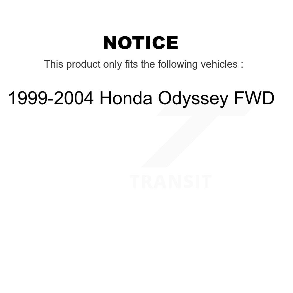 Front CV Axle Drive Shaft Complete Assembly Kit For 1999-2004 Honda Odyssey FWD