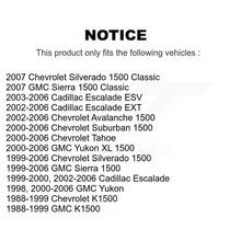 Charger l'image dans la galerie, Front CV Axle Shaft Kit For Chevrolet GMC Silverado 1500 Sierra K1500 Avalanche