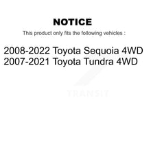 Load image into Gallery viewer, Front CV Axle Drive Shaft Complete Assembly Kit For Toyota Tundra Sequoia 4WD