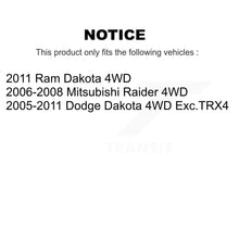 Load image into Gallery viewer, Front Left CV Axle Shaft &amp; Intermediate Kit For Dakota Dodge Ram Mitsubishi Raider KCV-100190