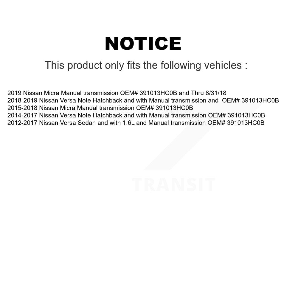 Front CV Axle Drive Shaft Complete Assembly Kit For Nissan Micra Versa Note KCV-100202