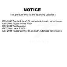 Charger l'image dans la galerie, Front CV Axle Drive Shaft Assembly Kit For Toyota Camry Sienna Solara Avalon Lexus ES300 KCV-100253
