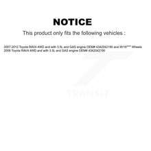 Charger l'image dans la galerie, Front CV Axle Drive Shaft Complete Assembly Kit For Toyota RAV4 4WD with 3.5L GAS engine KCV-100299