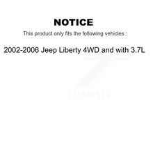 Charger l'image dans la galerie, Front CV Axle Drive Shaft Complete Assembly Kit For 2002-2006 Jeep Liberty 4WD with 3.7L KCV-100353