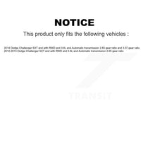 Charger l'image dans la galerie, Rear CV Axle Shaft Kit For Dodge Challenger SXT with RWD 3.6L Automatic transmission KCV-100384