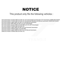 Load image into Gallery viewer, Rear CV Axle Drive Shaft Assembly Kit For Subaru Forester Impreza Outback Legacy WRX KCV-100387