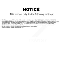 Charger l'image dans la galerie, Front Rear CV Axle Drive Shaft Complete Assembly Kit For Subaru Forester Impreza WRX KCV-100423
