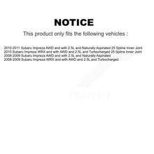 Charger l'image dans la galerie, Front Rear CV Axle Drive Shaft Complete Assembly Kit For Subaru Impreza KCV-100428