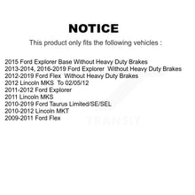 Load image into Gallery viewer, Front Rear Ceramic Brake Pads Kit For Ford Explorer Taurus Flex Lincoln MKT MKS