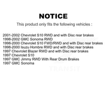 Load image into Gallery viewer, Front Rear Ceramic Brake Pad Kit For Chevrolet S10 GMC Sonoma Blazer Jimmy Isuzu