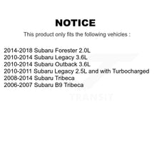 Load image into Gallery viewer, Front Rear Ceramic Brake Pads Kit For Subaru Forester Outback Legacy Tribeca B9