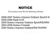Load image into Gallery viewer, Front Rear Ceramic Brake Pads Kit For Subaru Forester Impreza Saab 9-2X
