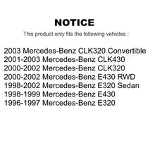 Charger l'image dans la galerie, Front Rear Ceramic Brake Pads Kit For Mercedes-Benz E320 CLK320 E430 CLK430