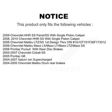 Load image into Gallery viewer, Front Rear Ceramic Brake Pads Kit For Chevrolet Cobalt Malibu Saturn Ion HHR G6