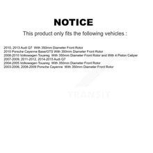 Load image into Gallery viewer, Front Rear Ceramic Brake Pads Kit For Audi Q7 Porsche Cayenne Volkswagen Touareg