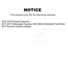 Load image into Gallery viewer, Front Rear Ceramic Brake Pads Kit For Porsche Cayenne Volkswagen Touareg